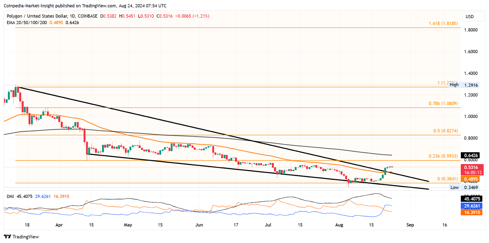 Polygon Price Analysis 24 Aug 2024