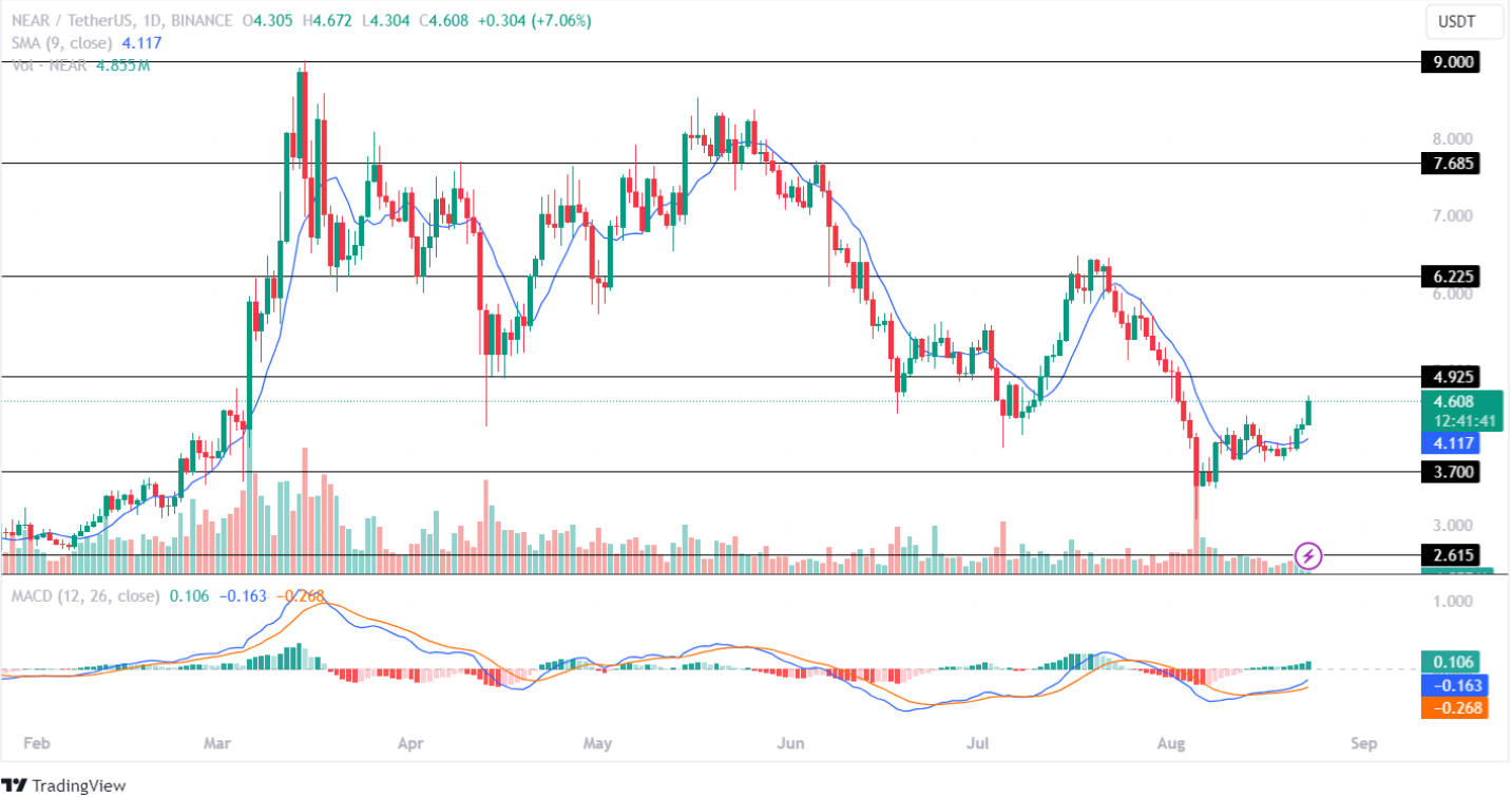 NEAR Price Analysis 23 aug 2024