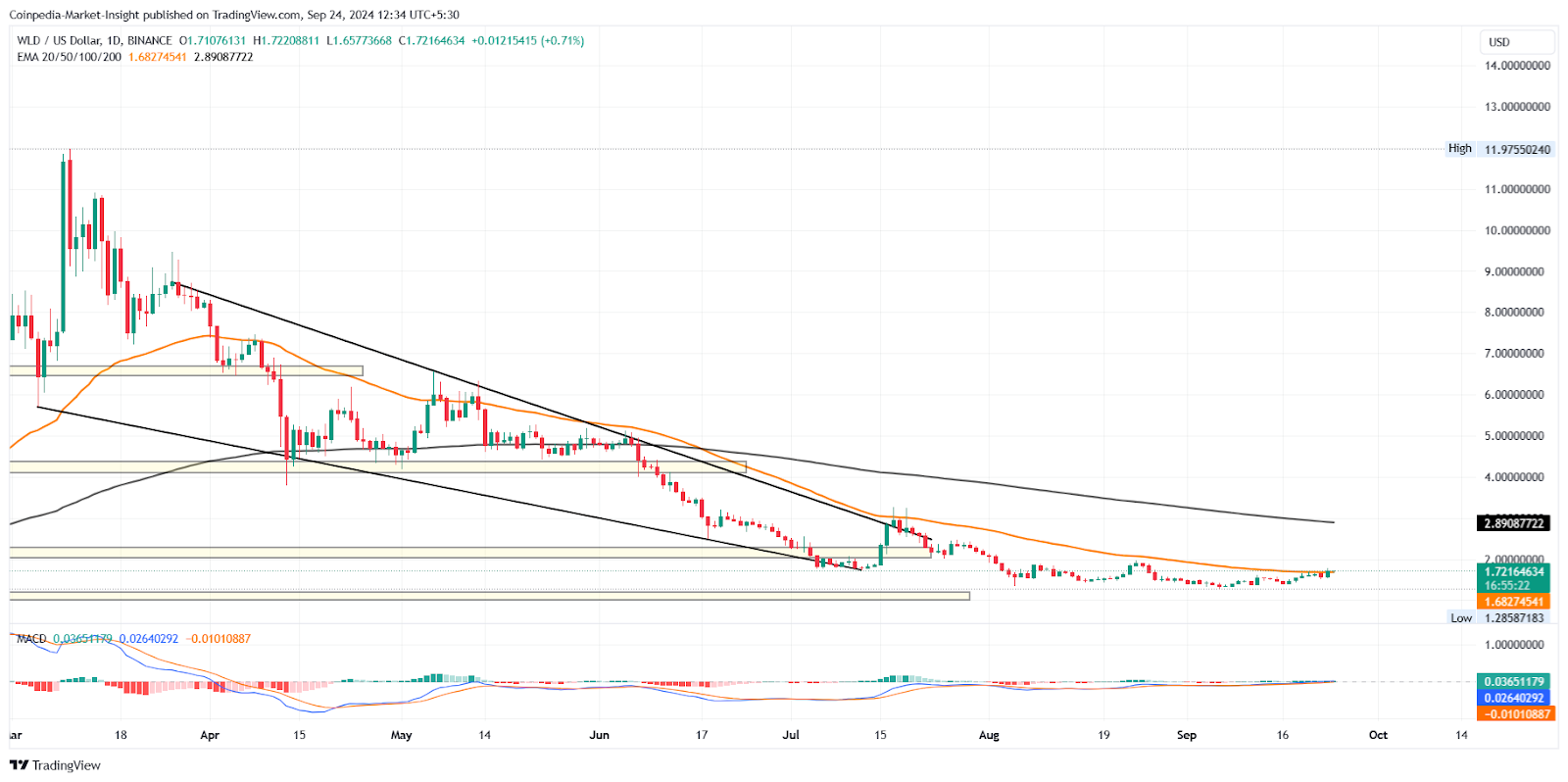 WLD 24/9/2024 price analysis