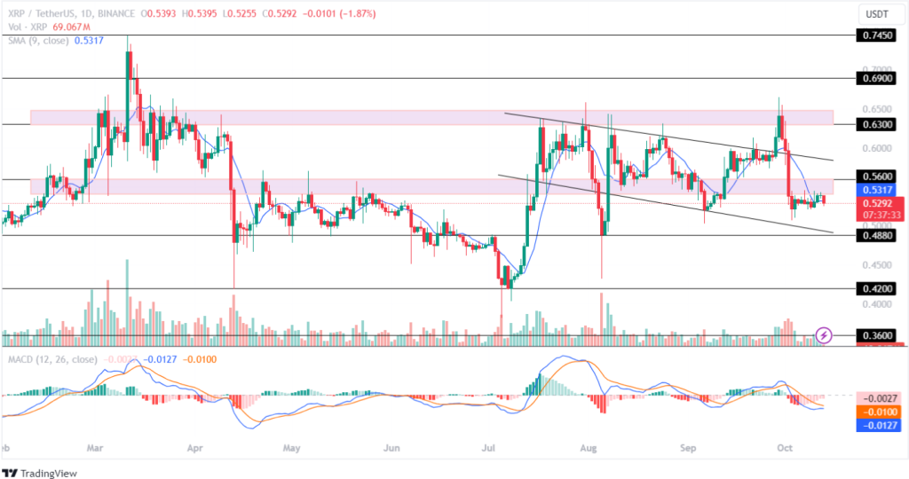 Ripple Price Analysis 14th October 2024