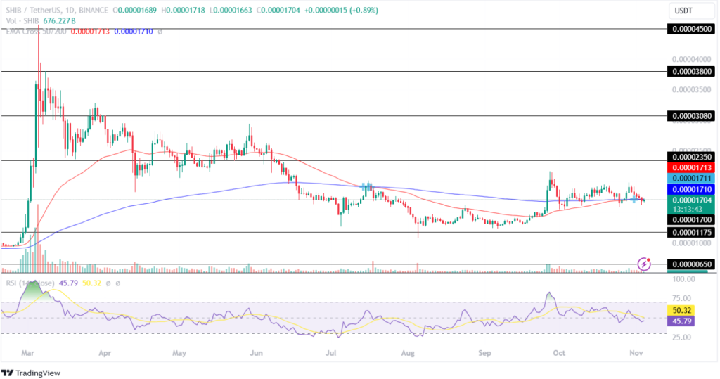 Shiba Inu Price Analysis 04th November 2024