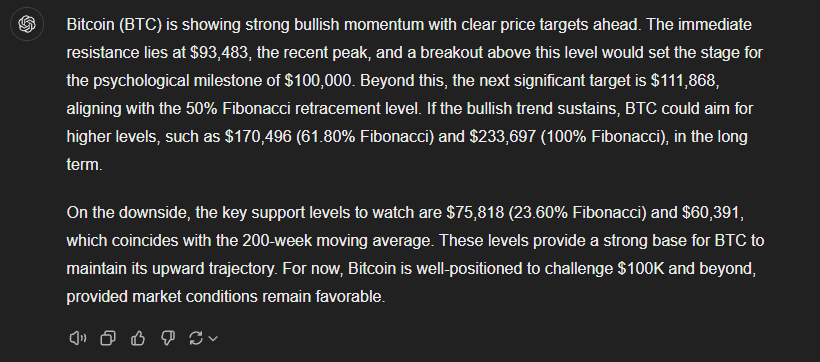 ChatGPT prediction