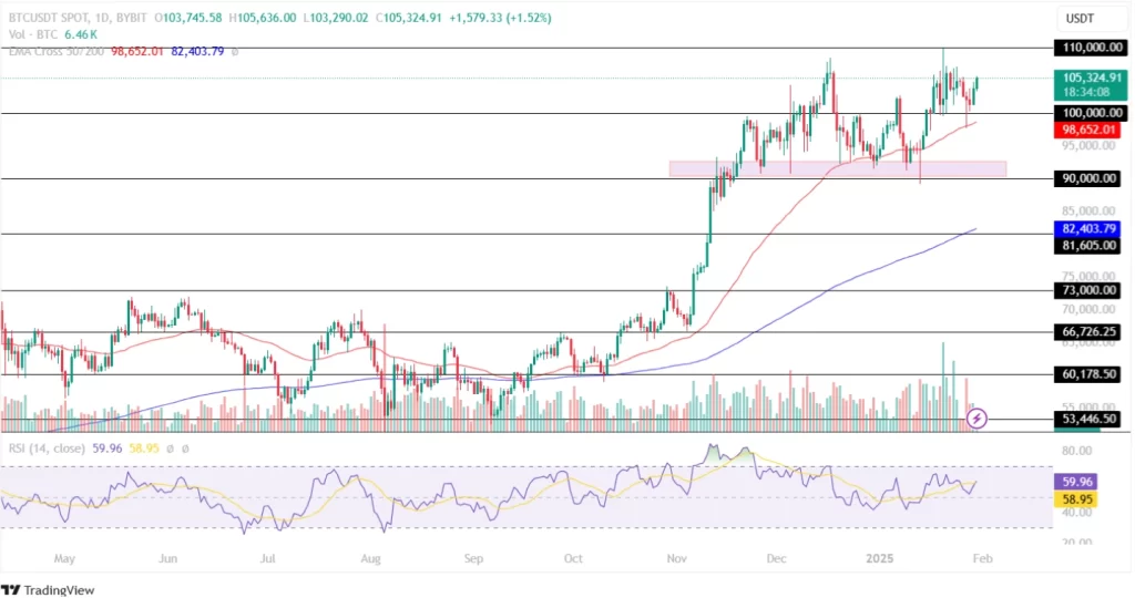 Bitcoin Price Analysis 30th January 2025