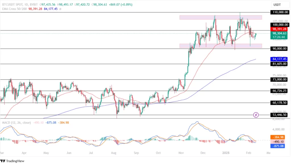 BTC Price Analysis 11th Feb 2025