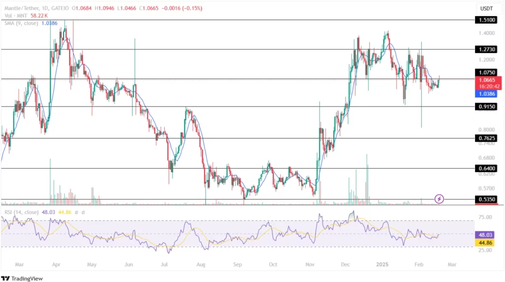 Mantle Price Analysis 18th February 2025